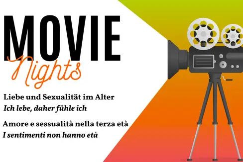 Zwei Filme, einer in deutscher, einer in italienischer Sprache, werden in den nächsten Tagen im Filmclub Bozen und dessen Außenstellen in Meran, Brixen, Bruneck und Schlanders im Rahmen der Sensibilisierungskampgane zu Liebe und Sexualität im Alter Ich lebe, daher fühle ich gezeigt. (Foto: LPA/VdS)