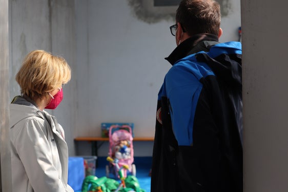 Im Willkommenszentrum für Ukraine-Flüchtlinge wurde auch ein Bereich für Kinder eingerichtet. (Foto: LPA/Maja Clara)