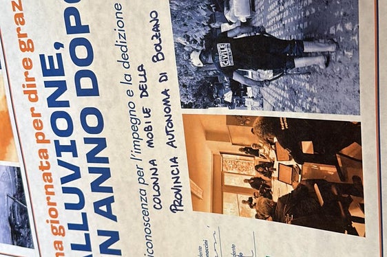 Una giornata per dire Grazie: l'alluvione un anno dopo: questo lo slogan scelto dalla Regione Emilia-Romagna per ringraziare Regioni, Province e Comuni per l'aiuto garantito durante l'emergenza alluvionale del maggio 2023. (Foto: ASP)