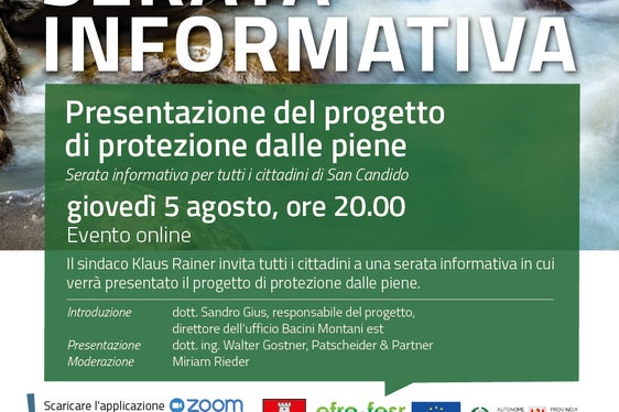 Presentazione del progetto di protezione delle piene a San Candido