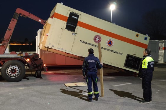 Die Hilfsgüter aus Südtirol werden am Sonntag in der Türkei eintreffen. (Foto: LPA/Agentur für Bevölkerungsschutz/Sektion Zivilschutz im Weißen Kreuz)