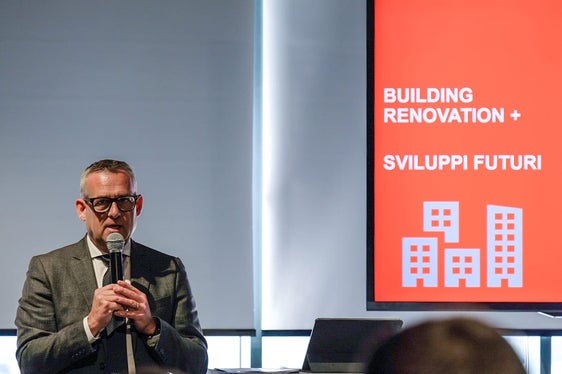 Das Projekt kann ein starkes Zeichen für Innovation sein, meinte Landesrat Christian Bianchi bei der heutigen Pressekonferenz zu Building Renovation+. (Foto: LPA/Gianluca Crocco)
