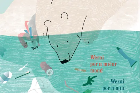 L liber ilustrà uel sensibilisé i mëndri n cont dla scunanza dl ambient y dl refudam, dla sustenibltà y dl mpaziamënt dl’eghes; l ie dat ora dal Ciamp pedagogich. (Foto: USP)