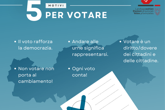 5 motivi per votare (Foto: ASP)