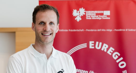 Innovationspreis, 2. Platz: Luca Benedetti vom Unternehmen B2Labtech aus Rovereto (Foto: EFA/Philipp Huber)