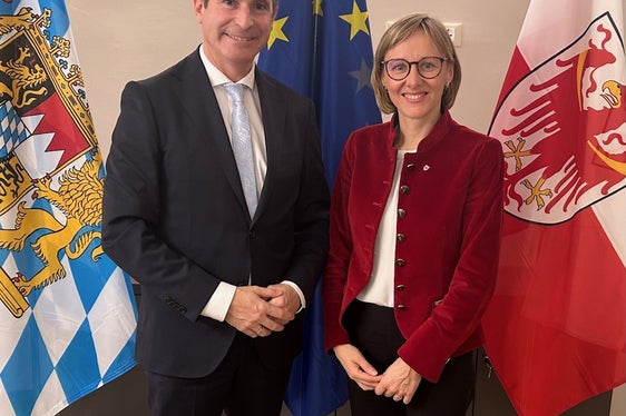 Il colloquio con l'assessora provinciale Magdalena Amhof si è concentrato sui temi dell'Europa, dei trasporti e della carenza di manodopera. (Foto: ASP/Theodora Huber)