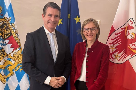 Il colloquio con l'assessora provinciale Magdalena Amhof si è concentrato sui temi dell'Europa, dei trasporti e della carenza di manodopera. (Foto: ASP/Theodora Huber)