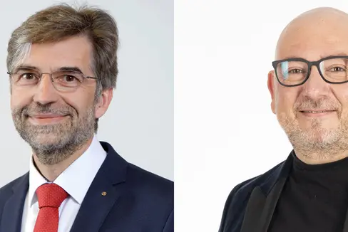 Die Sprachwissenschaftler Thomas Niehr und Vincenzo Gannuscio beleuchten Besonderheiten öffentlicher Debatten über Krieg und Frieden in Deutschland und Italien. (Foto: LPA/Landesbibliothek Teßmann)