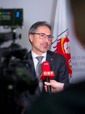 Il presidente Arno Kompatscher (Foto: ASP/Fabio Brucculeri)