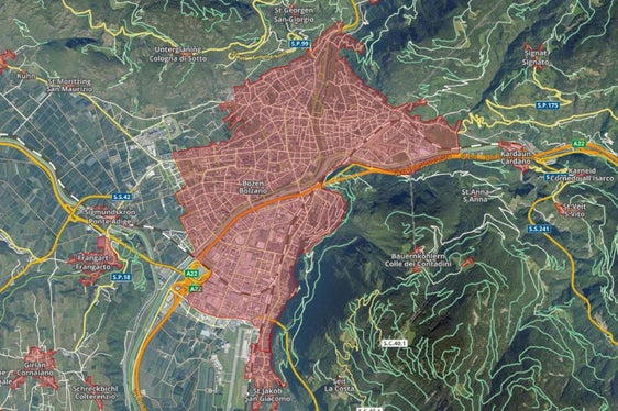 La ortofoto è consultabile dal Geobrowser della Provincia autonoma di Bolzano. (Foto: ASP/Geobrowser)