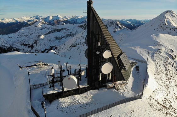L'impianto a Cima di Capra, sopra Sarentino (Foto: ASP/RAS)