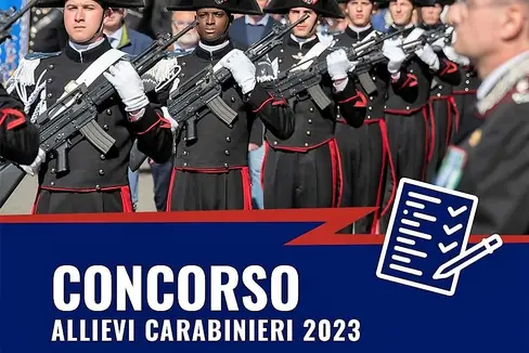 La locandina del concorso per allievi carabinieri (Foto: ASP/Arma dei Carabinieri)