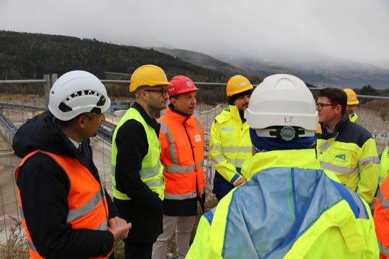 Il sopralluogo dell'assessore Alfreider e dell'ad/dg RFI Strisciuglio al cantiere della Val di Riga (Foto: USP/Ingo Dejaco)