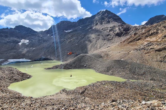 Der Gletschersee im Vorfeld des Geltalferners in Rein in Taufers (Foto: LPA/Roberto Dinale)