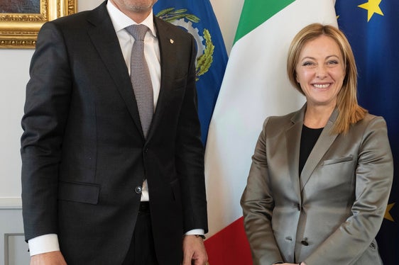 Landeshauptmann Kompatscher und Ministerpräsidentin Giorgia Meloni (Foto: governo.it)