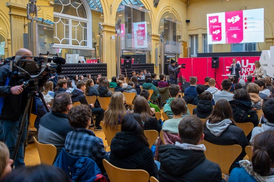 Un momento della festosa cerimonia odierna a Palazzo Widmann. (Foto: ASP/Fabio Brucculeri)