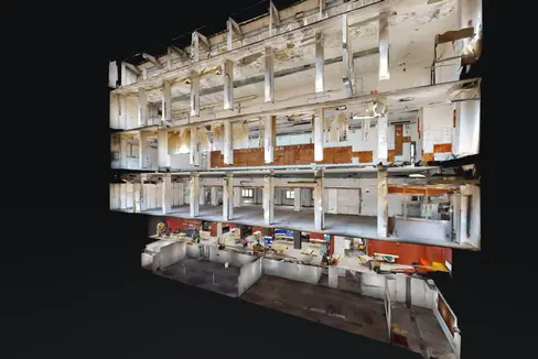 Grazie al progetto doppio digitale da oggi è possibile esplorare virtualmente il palazzo degli Ex-Telefoni di Stato a Bolzano (Foto ASP)