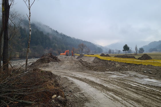 I lavori dovrebbero essere ultimati entro il prossimo mese di aprile (Foto: ASP/Ufficio sistemazione bacini montani Est)