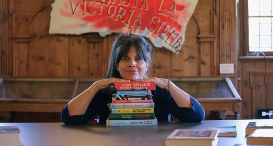 “Magdalena, ma dai”: la regista Michaela Senn al Museo Civico e Museo Multscher di Vipiteno (Foto: OEW/Chiara Cortellini)