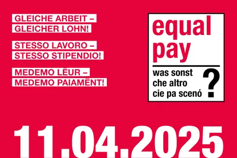 Am 4. April wird das Schwerpunktthema des diesjährigen Equal Pay Days vorgestellt. (Grafik: Frauenbüro)