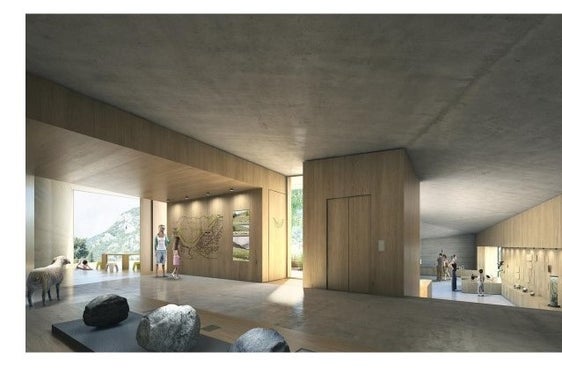 600 Quadratmeter Ausstellungsfläche wird das neue Besucherzentrum umfassen. Das Ausstellungskonzept wurde vom Landesamt für Natur koordiniert. (Foto: LPA/Bautenressort)