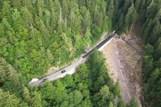 Die Landesstraße nach Hafling ist wieder befahrbar. (Foto: LPA/g.news)