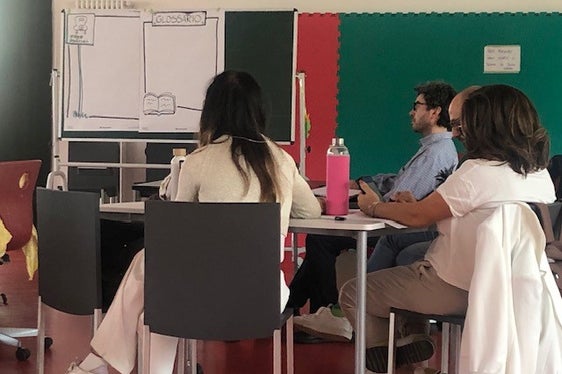 Le dirigenti ed i dirigenti della scuola italiana che hanno preso parte al laboratorio di oggi. (Foto: USP)