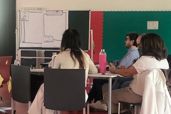 Le dirigenti ed i dirigenti della scuola italiana che hanno preso parte al laboratorio di oggi. (Foto: USP)