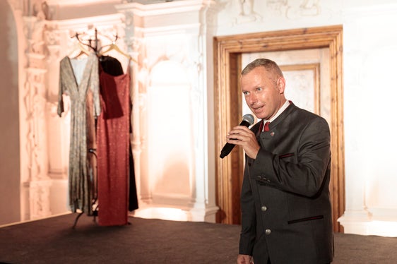 Il segretario generale dell'Euregio, Christoph von Ach: “L'Euregio attribuisce grande importanza al lavoro di rete tra gli operatori culturali e i rappresentanti della società civile. (Foto: ASP/Tiberio Sorvillo)