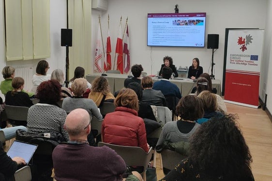 La presentazione di ieri a Casa Moggioli, sede dell'Euregio a Trento (Foto: Euregio)