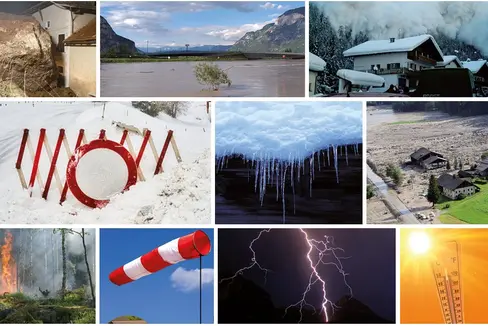 Laut der heute veröffentlichten Astat-Umfrage wird auf die Frage nach den zuverlässigsten Informationsquellen im Falle von Naturereignissen (im Bild) an erster Stelle die Agentur für Bevölkerungsschutz genannt. (Foto: LPA/Landeswarnzentrum)