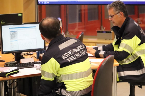 Alle 17 è stato avviato il servizio di piena presso la segreteria di piena in via Cesare Battisti 23 a Bolzano (Foto: ASP/Maja Clara)