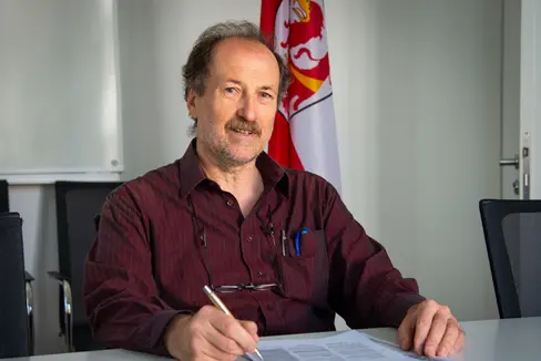 Dopo 37 anni di servizio in Provincia, dal 1° ottobre Florian Blaas raggiunge la pensione (Foto: ASP/Fabio Brucculeri)