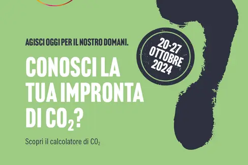 Anche quest'anno le Giornate di sensibilizzazione sull'impronta di CO2 si svolgeranno nella settimana dal 20 al 27 ottobre.