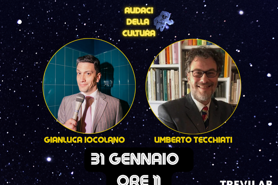 La copertina del primo appuntamento del 2026 con la seconda edizione della rassegna Audaci della Cultura. (Foto: USP)