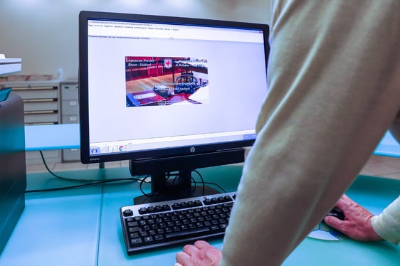 Nella foto la Homepage del Sistema informatico del Libro fondiario (Foto: ASP/Oskar Verant)