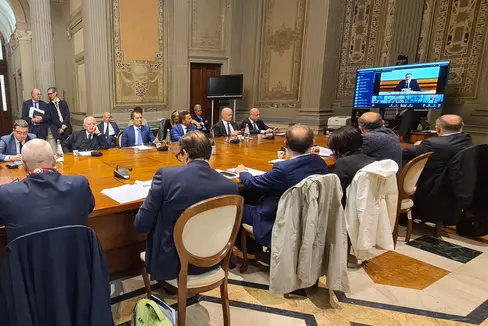 L'intervento odierno (da remoto) del presidente della Provincia autonoma di Bolzano, Arno Kompatscher, alla Conferenza delle Regioni e delle Province autonome (Foto: Ufficio stampa Regione Trentino-Alto Adige/Davide Cordua)