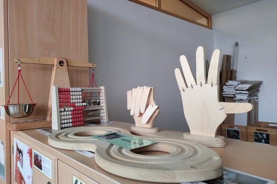 Una delle creative zone didattiche all'interno della scuola dell'infanzia. (Foto: USP/Direzione provinciale scuole ladine)