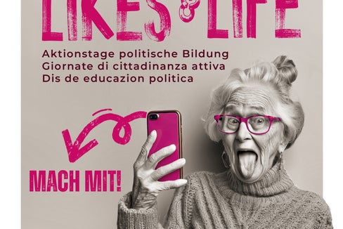 Wer Aktionen im Rahmen der Aktionstage Politische Bildung 2026 organisieren möchte, sollte dies beim Amt für Weiterbildung und Sprachen melden. (Grafik: Amt für Weiterbildung und Sprachen)