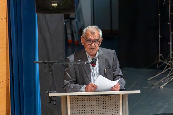 50 anni di scuola di musica della Val Badia: il primo direttore della scuola di musica della Val Badia Lois Ellecosta (Foto: USP/Direzione provinciale Scuola musicale tedesca e ladina/Freddy Planinschek)