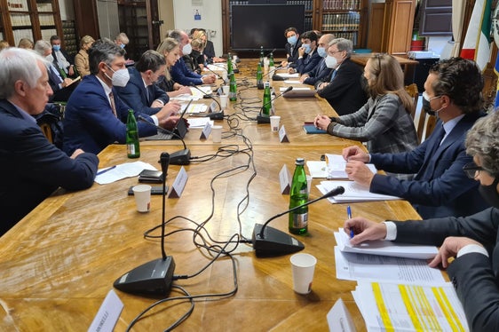 Der heutigen formellen Gründung der Olympia-Infrastruktur-Gesellschaft war eine Sitzung der Steuerungsgruppe vorausgegangen. (Foto: LPA/Davide Cordua)