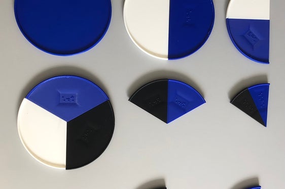 Bruchrechenkreise (Foto: LPA/Deutsche Bildungsdirektion)