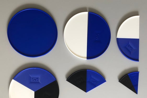 Bruchrechenkreise (Foto: LPA/Deutsche Bildungsdirektion)