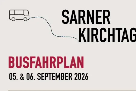 Das öffentliche Verkehrsangebot zwischen Bozen und dem Sarntal wird zum traditionellen Sarner Kirchtag am Samstag, 5., und Sonntag, 6. September, verstärkt. (Quelle: suedtirolmobil)