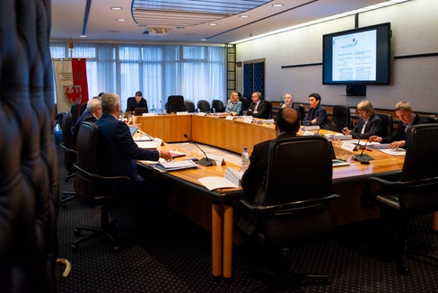 La Giunta provinciale ha tenuto la sua prima seduta venerdì 2 febbraio, iniziando così i lavori della nuova legislatura. Lunedì 30 dicembre è in programma l'ultima seduta del 2024. (Foto: USP/Fabio Brucculeri)