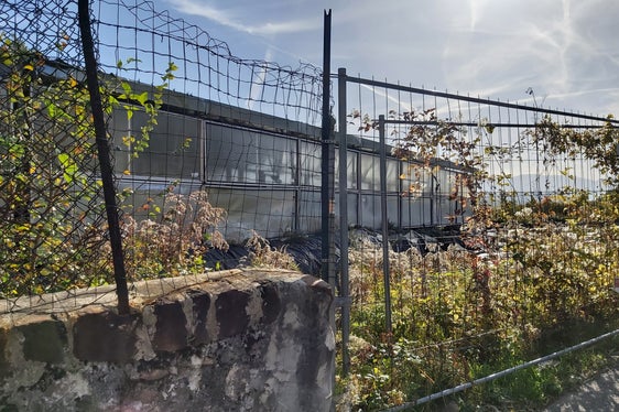 Nella foto il cantiere dove in futuro sorgerà il museo nel quale sarà sviluppato un percorso archeologico con passerelle che attraversano l'intero ambito espositivo (Foto: ASP/Ulrike Huber)