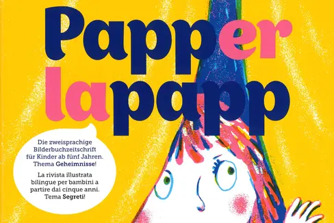 La rivista bilingue illustrata Papperlapapp è stata distribuita alle famiglie con bambini che stanno per iniziare la scuola di lingua tedesca, nella sua sesta edizione, nell'anno scolastico 2025/2026. (Foto: USP/Direzione provinciale Scuole dell'infanzia in lingua tedesca)