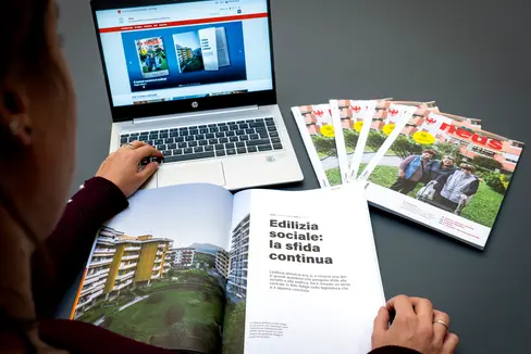 L'ultimo numero della rivista nëus, anno 2023, è stato pubblicato. Storia di copertina dedicata alla “Edilizia sociale: la sfida continua”. Verrà inviato agli abbonati e potrà essere letto online (Foto: ASP/Fabio Brucculeri)