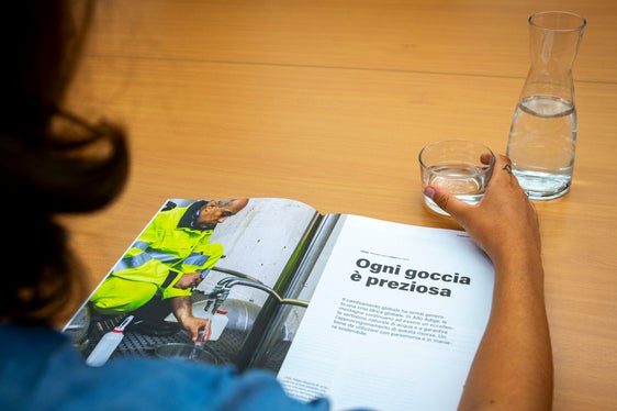 La storia di copertina del nuovo numero della rivista della Provincia è dedicata alle risorse idriche (Foto: ASP/Fabio Brucculeri)