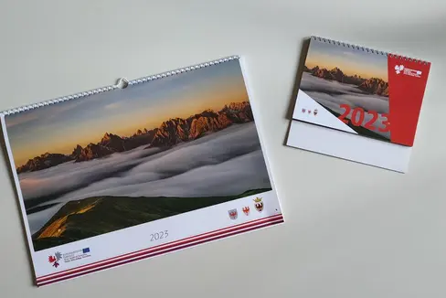 L'edizione 2023 del calendario dell'Euregio (Foto: ASP/Euregio)